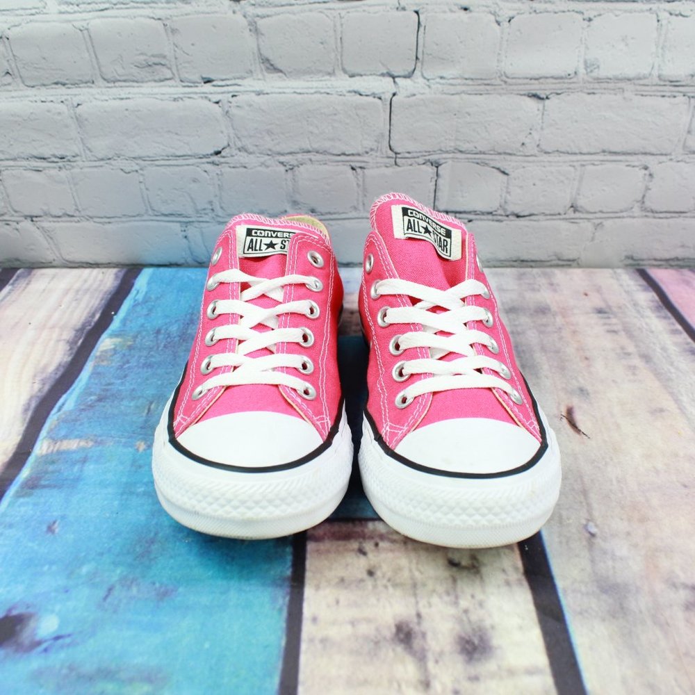 CONVERSE Pink Low Top All Star Casual Sneaker Sz 7 - Picture 5 of 9